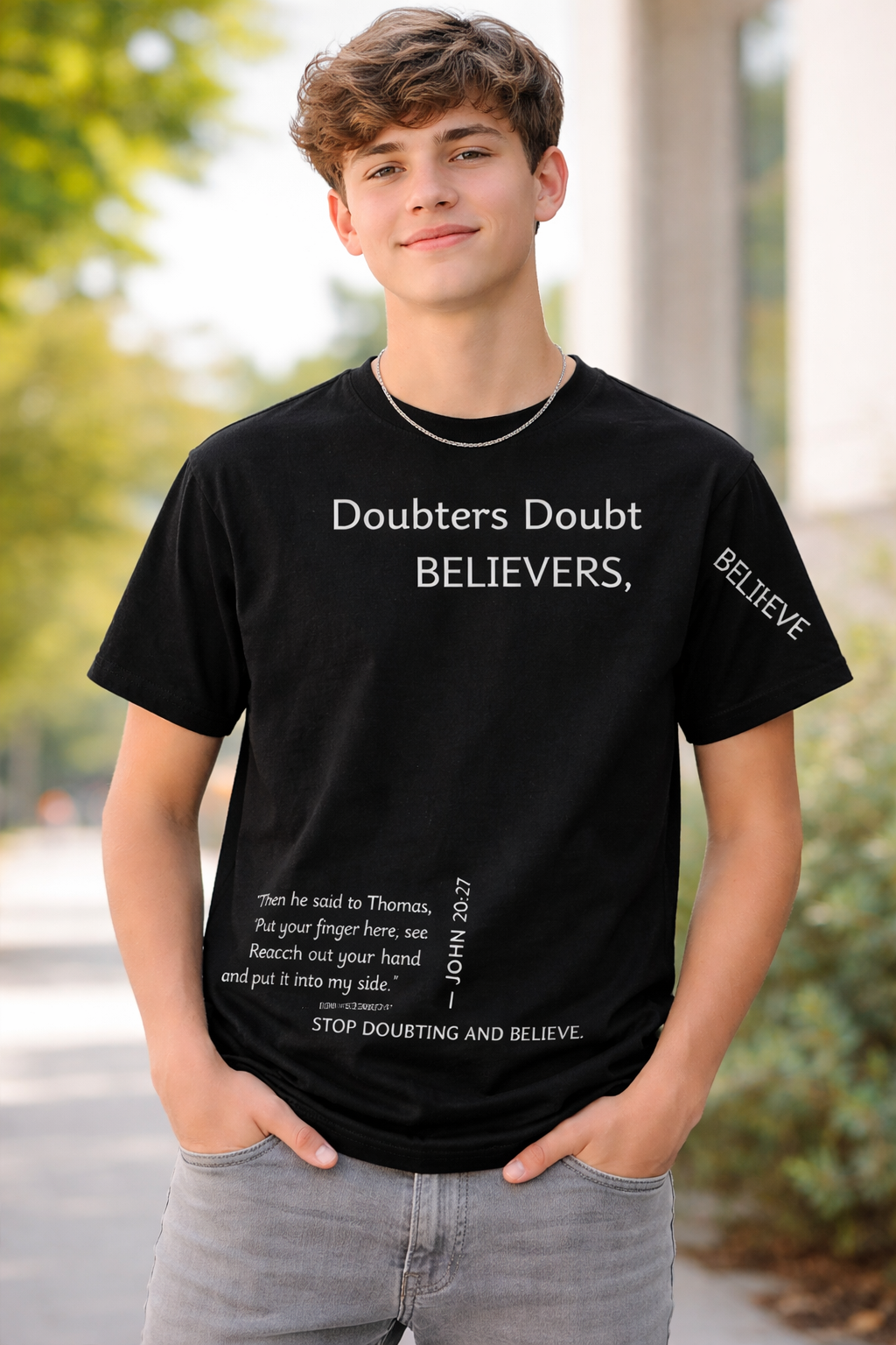 Doubters Doubt. Believers Believe. / short sleeve tee