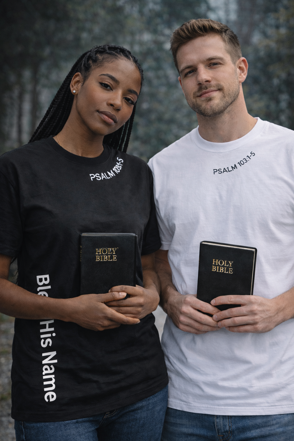 BLESS HIS NAME — Winter Short Sleeve T-Shirt