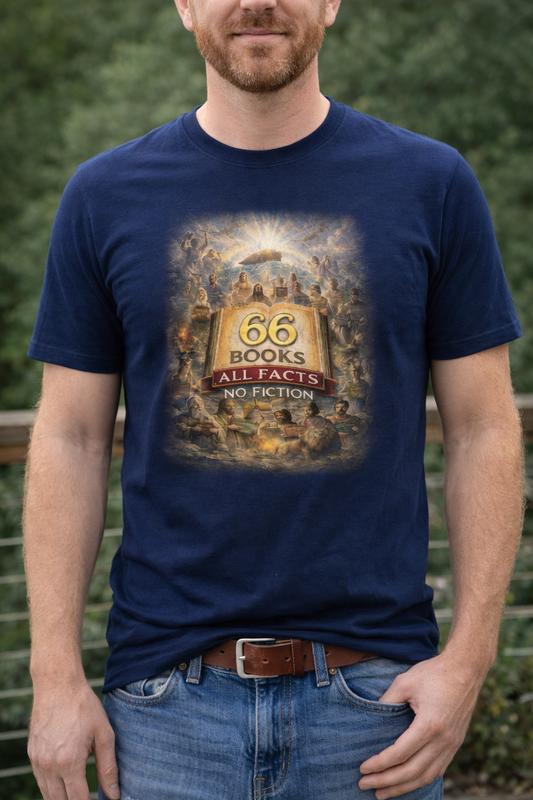 66 Books All Facts, No Fiction - Graphic tee