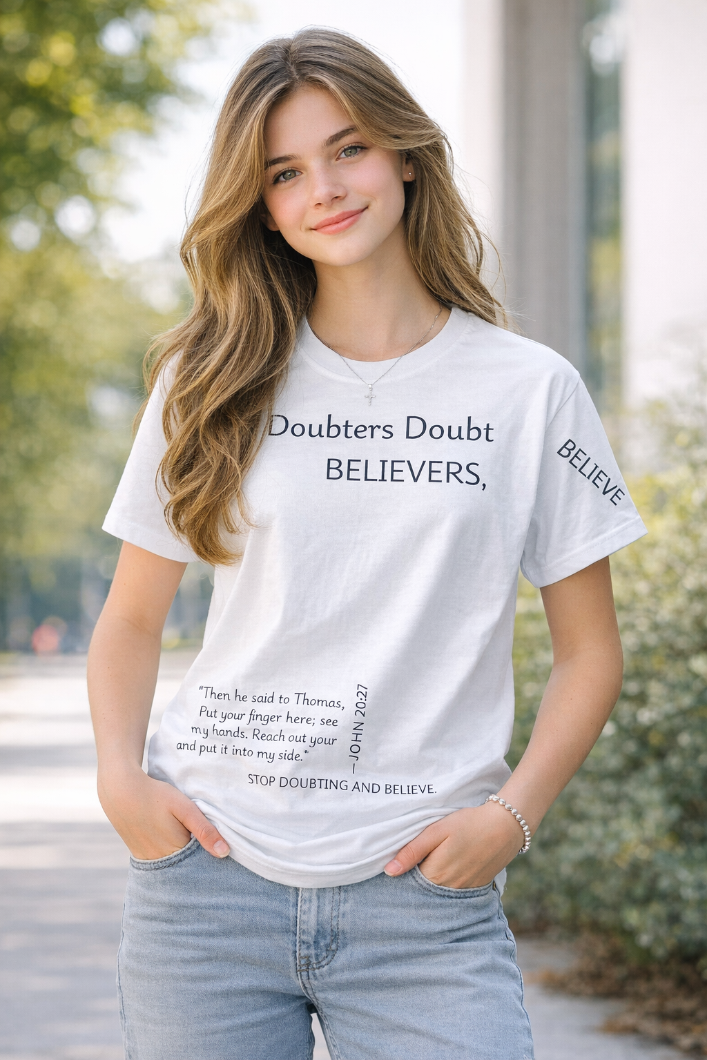 Doubters Doubt. Believers Believe. / short sleeve tee
