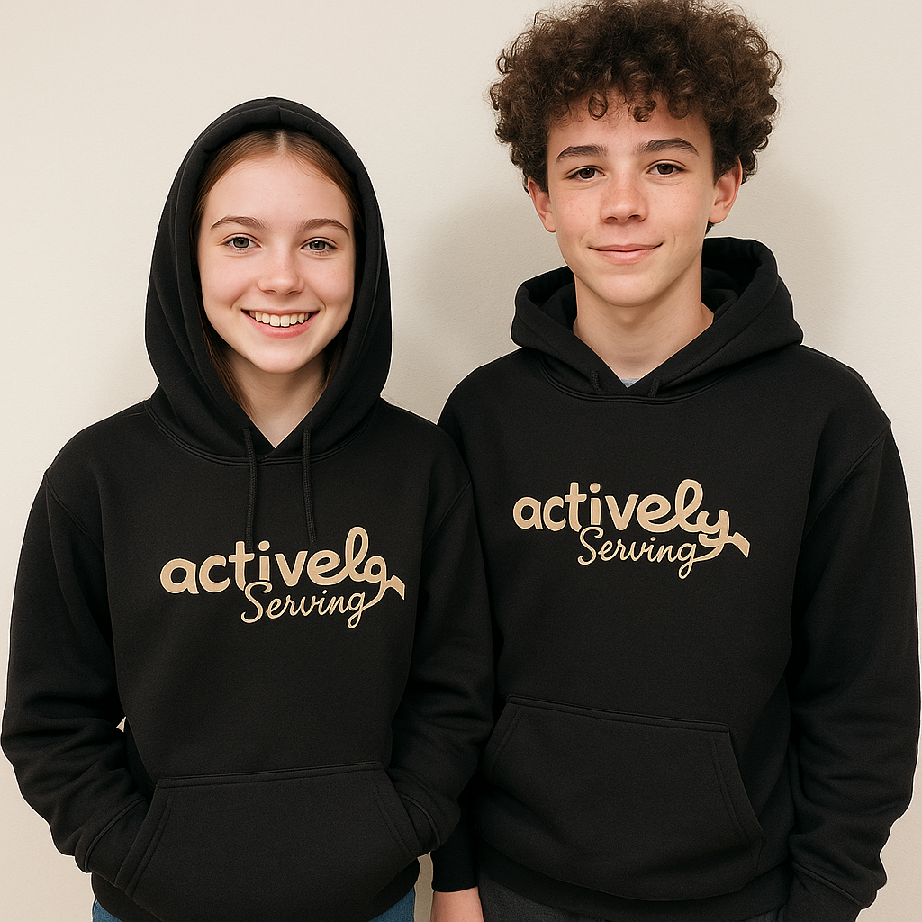 Actively Serving Hoodie