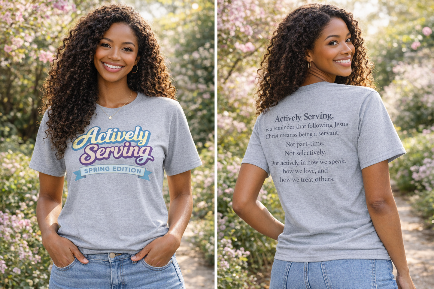 Actively Serving  - Short Sleeve Tee / Limited Edition